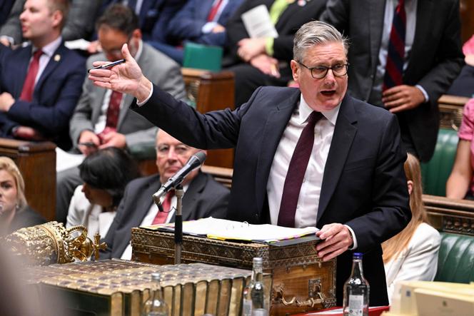 Le premier ministre britannique, Keir Starmer, au Parlement, à Londres, le 3 septembre 2025.