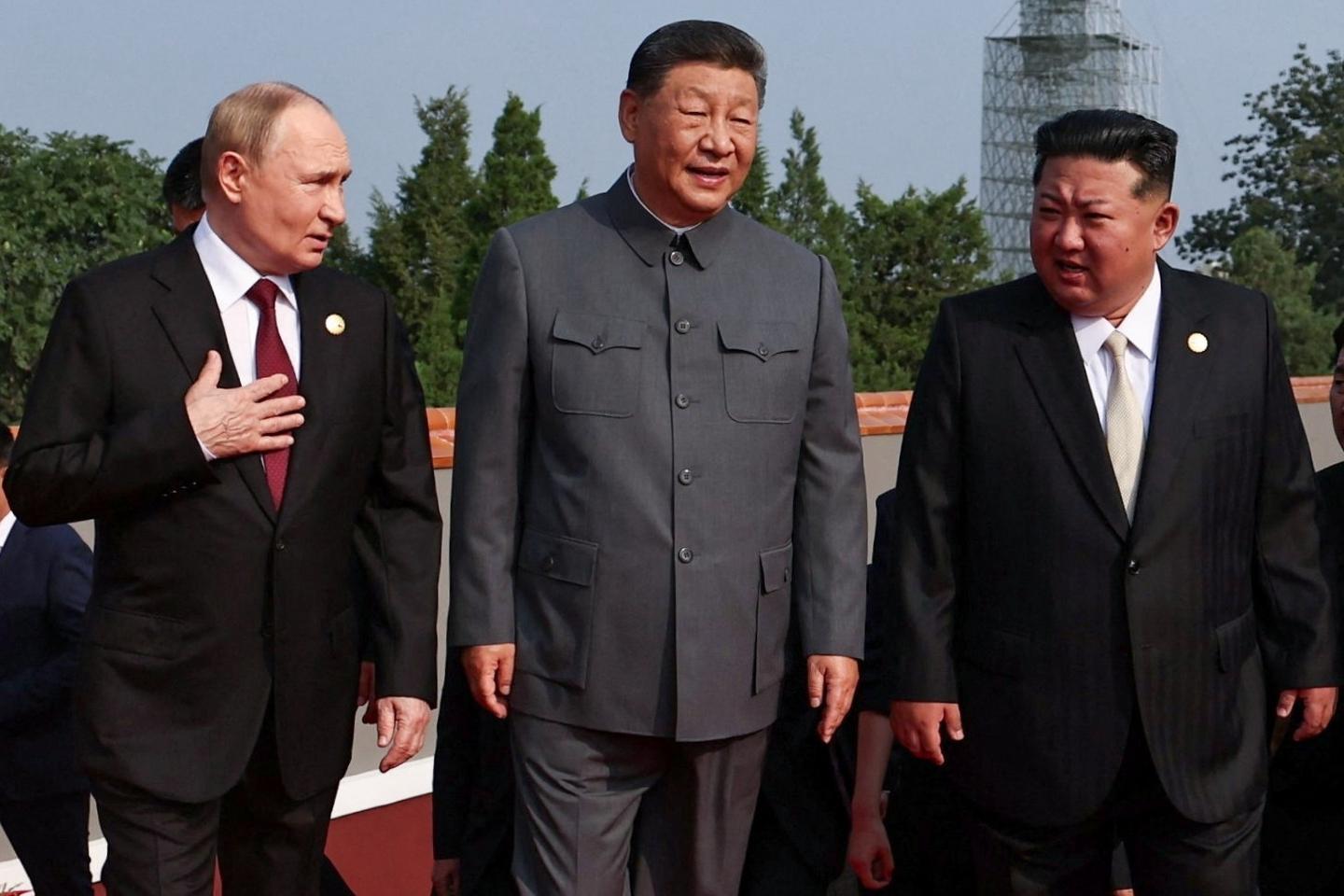 Xi Jinping, Vladimir Poutine et Kim Jong-un réunis à Pékin pour une parade militaire et diplomatique