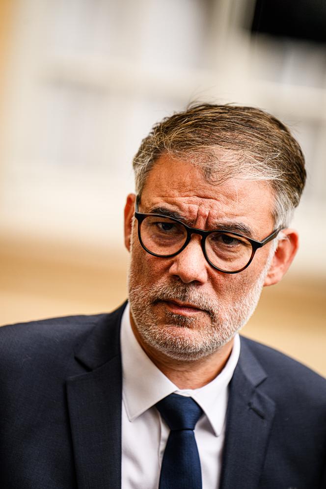 Le premier secrétaire du Parti socialiste, Olivier Faure, à Paris, le 4 septembre 2025.