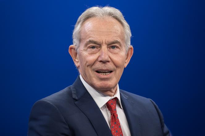 Tony Blair à Davos, en Suisse, le 22 janvier 2025. 