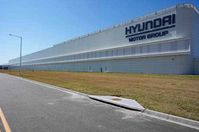 L’usine Hyundai Motor Group Metaplant America à Ellabell (Etat de Géorgie), le 26 mars 2025.