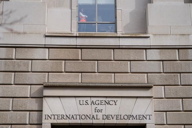 L’ancien bâtiment accueillant l’Usaid, l’agence américaine pour le développement international, après l’annonce de sa dissolution par le président Donald Trump. A Washington, le 3 février 2025.