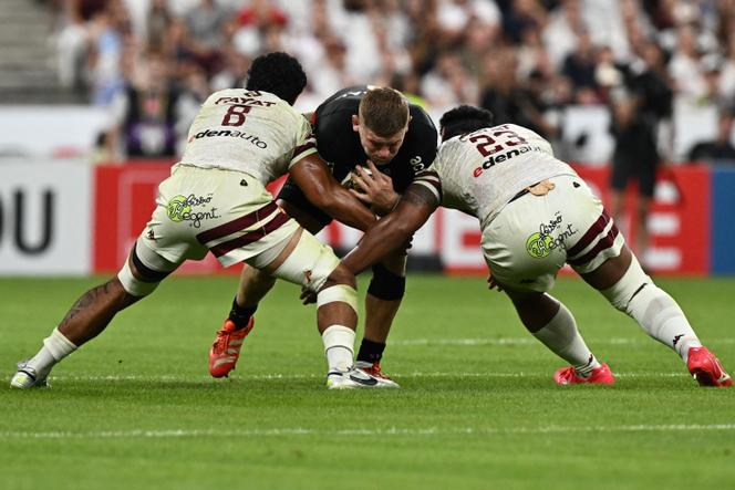 Jack Willis, du Stade toulousain, lors de la finale du Top 14 face à l’Union Bordeaux-Bègles, le 28 juin 2025, au Stade de France, à Saint-Denis (Seine-Saint-Denis).