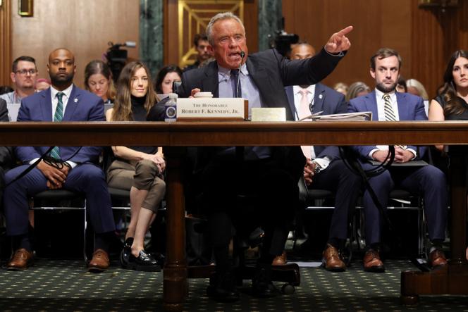 Robert F. Kennedy Jr, devant une commission sénatoriale des finances sur le programme de santé du président Donald Trump pour 2026, au Capitole, à Washington, le 4 septembre 2025.