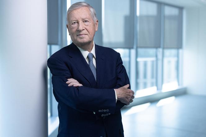 Alain Duhamel, à Paris, le 9 avril 2025.