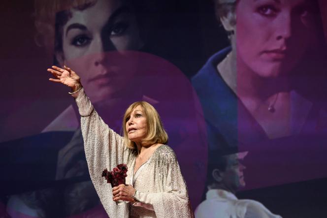 Kim Novak, lors du Festival du cinéma américain de Deauville (Calvados), le 6 septembre 2025.