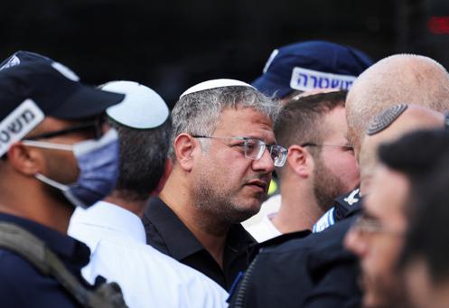 Itamar Ben Gvir, le ministre chargé de la sécurité nationale israélien, à Jérusalem-Est, le 8 septembre 2025.