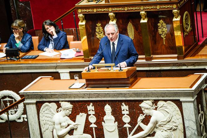 Francois Bayrou, lors de sa déclaration de politique générale, à l’Assemblée nationale le 8 septembre 2025.
