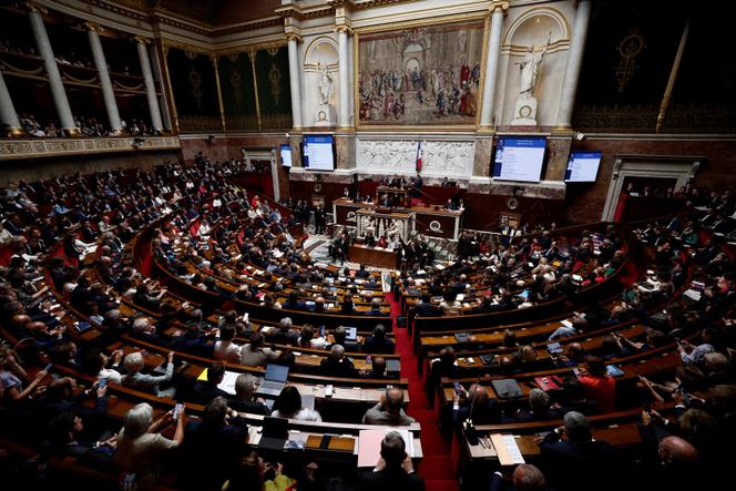A l’Assemblée nationale, à Paris, le 8 septembre 2025.