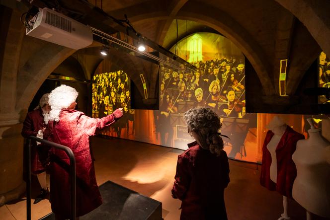 Le spectacle immersif « Le Mystère Mozart », au Collège des bernardins, Paris 5ᵉ.