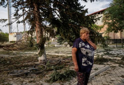 At the scene of the Russian airstrike on the village of Yarova (Ukraine), September 9, 2025.