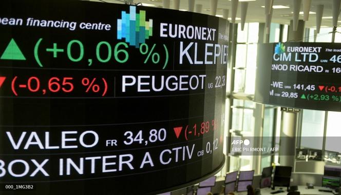 Au siège de la Bourse paneuropéenne Euronext, dans le quartier de La Défense, à Paris, le 21 novembre 2019.