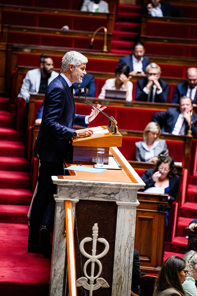 Laurent Wauquiez, le président du groupe parlementaire Droite républicaine, à l’Assemblée nationale, le 8 septembre 2025.