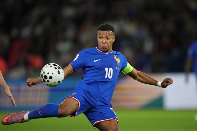 Kylian Mbappé lors du match entre l’équipe de France et l’Islande au Parc des Princes, le 9 septembre 2025.