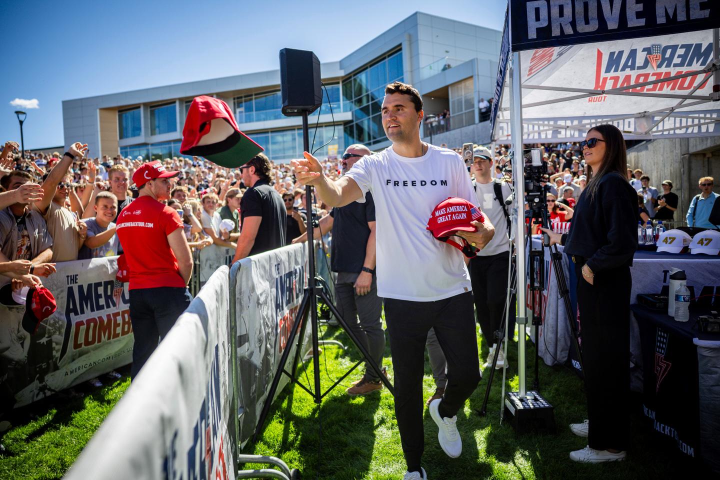 Charlie Kirk, one of the most prominent MAGA figures, is assassinated on a university campus