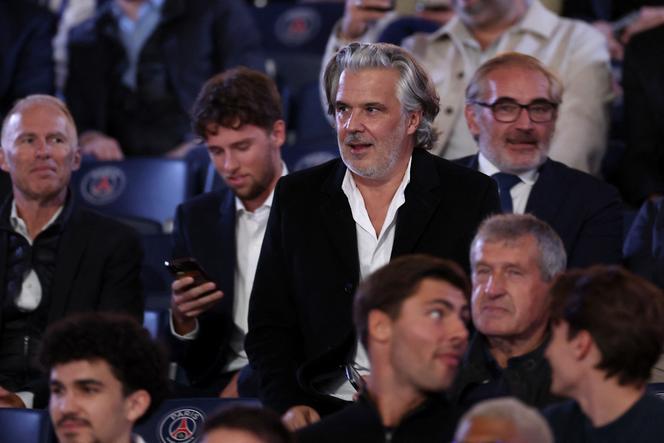 Le président de la Ligue de football professionnel, Vincent Labrune, lors d’un match de Ligue des champions, le 18 septembre 2024 à Paris.