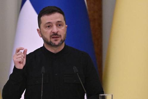 Le président ukrainien, Volodymyr Zelensky, le 11 septembre 2025, à Kiev.