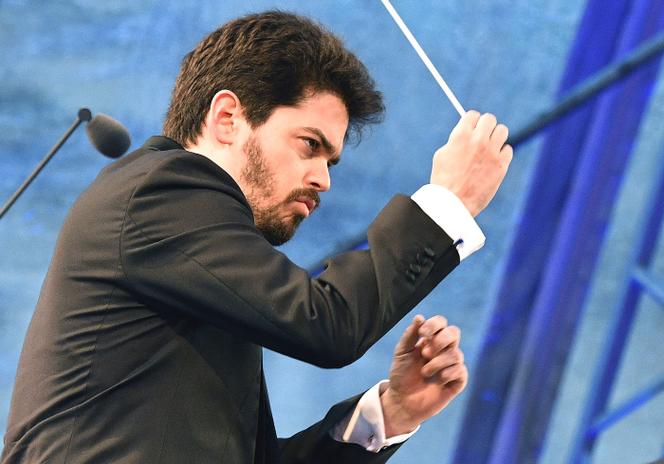 Le chef d’orchestre Lahav Shani, à Vienne, en Autriche, le 8 mai 2018.
