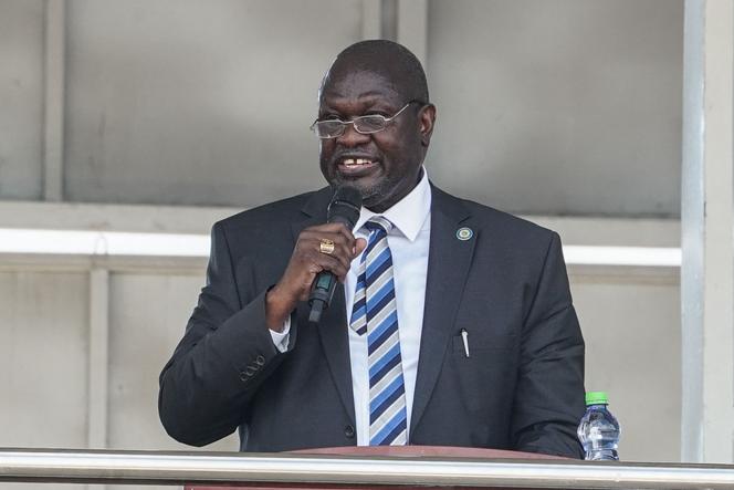 Riek Machar, alors vice-président du Soudan du Sud, à Juba, le 30 août 2022.