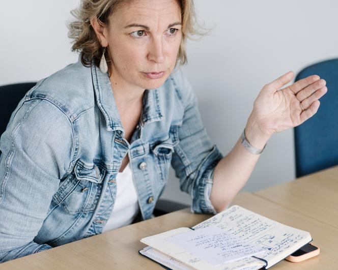 La secrétaire générale de la CFDT, Marylise Léon, à Paris, le 26 août 2025.