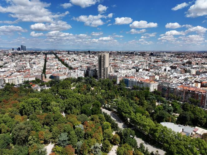 Vue aérienne de Madrid, en septembre 2025.