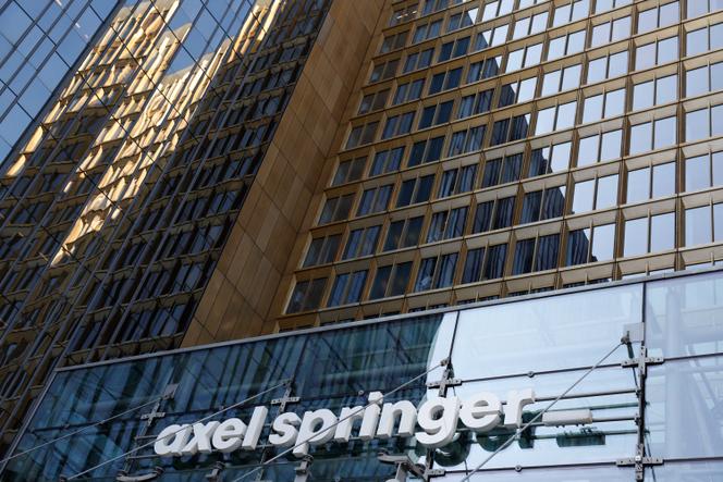 Le siège social du groupe de médias allemand Axel Springer, à Berlin, le 19 septembre 2024.