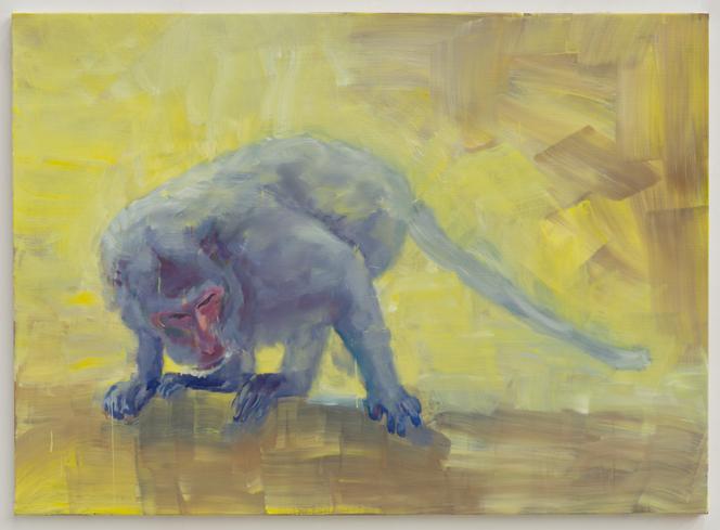 « Monkey, Eye to Eye » (2025), de Yan Pei-Ming.