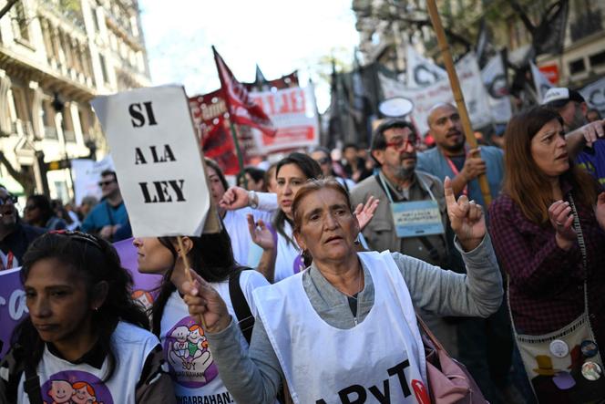 Manifestation à Buenos Aires, le 12 septembre 2025.