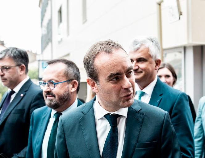 Le premier ministre, Sébatien Lecornu, à Mâcon (Saône et Loire), le 13 septembre 2025.
