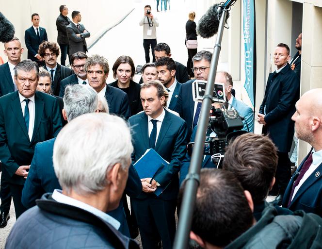 Le premier ministre, Sébastien Lecornu, au centre de santé départemental de Mâcon, le 13 septembre 2025.