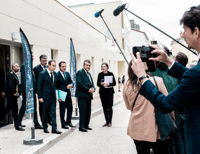 Le premier ministre, Sébastien Lecornu, au centre de santé départemental de Mâcon, le 13 septembre 2025.
