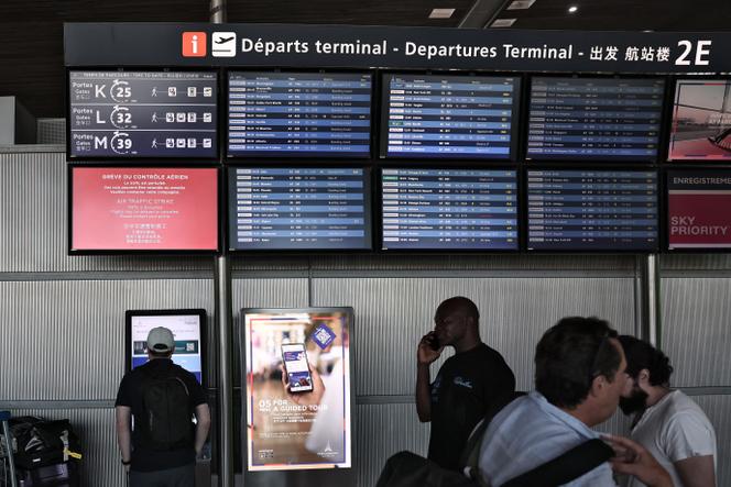 A l’aéroport de Roissy Charles-de-Gaulle, le 3 juiller 2025.