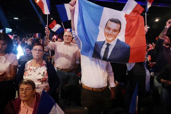 Des militants du Rassemblement national lors des « Estivales du RN », à Bordeaux, le 14 septembre 2025.