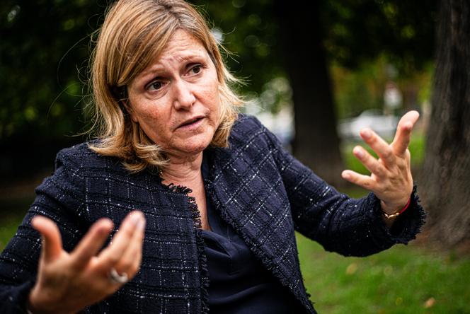 La présidente de l’Assemblée nationale, Yaël Braun-Pivet, au Vésinet (Yvelines), le 13 septembre 2025.