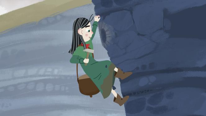 Image extraite du film d’animation « Mary Anning », de Marcel Barelli.