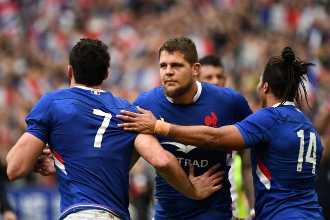 Le deuxième-ligne du XV de France, Paul Willemse, lors d’un match du Tournoi des six nations face à l’Angleterre, le 2 février 2020 à Saint-Denis (Seine-Saint-Denis).