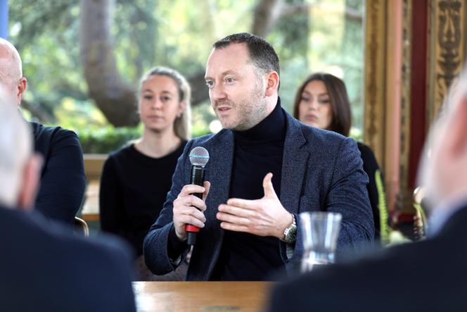 Simon Perrot, directeur général du groupe « Nice-Matin », à Saint-Jean-Cap-Ferrat (Alpes-Maritimes), le 7 mars 2025.