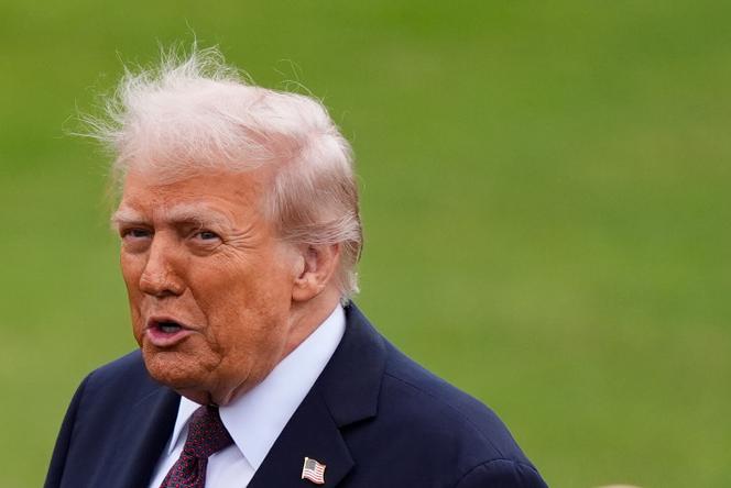 Le président américain, Donald Trump, au château de Windsor (Royaume-Uni), le 17 septembre 2025. 