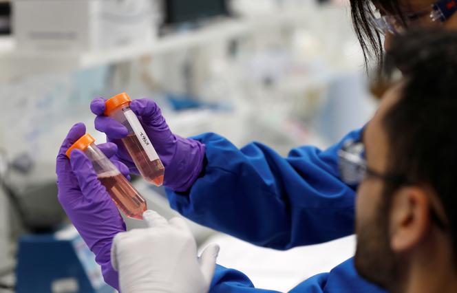 Au centre de recherche GlaxoSmithKline, à Stevenage, au Royaume-Uni, le 26 novembre 2019.