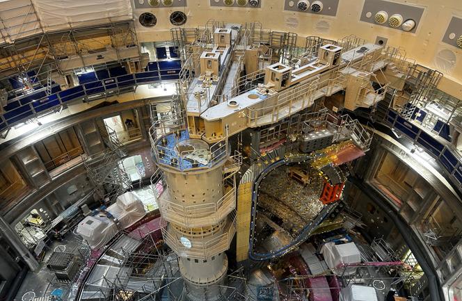 Sur le chantier du projet ITER, à Saint-Paul-lès-Durance (Bouches-du-Rhône), le 25 juin 2025.