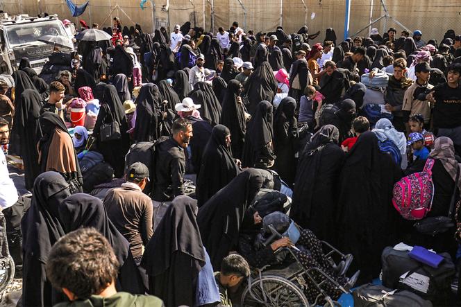 Le camp d’Al-Hol, dans le nord-est de la Syrie, le 28 août 2025.
