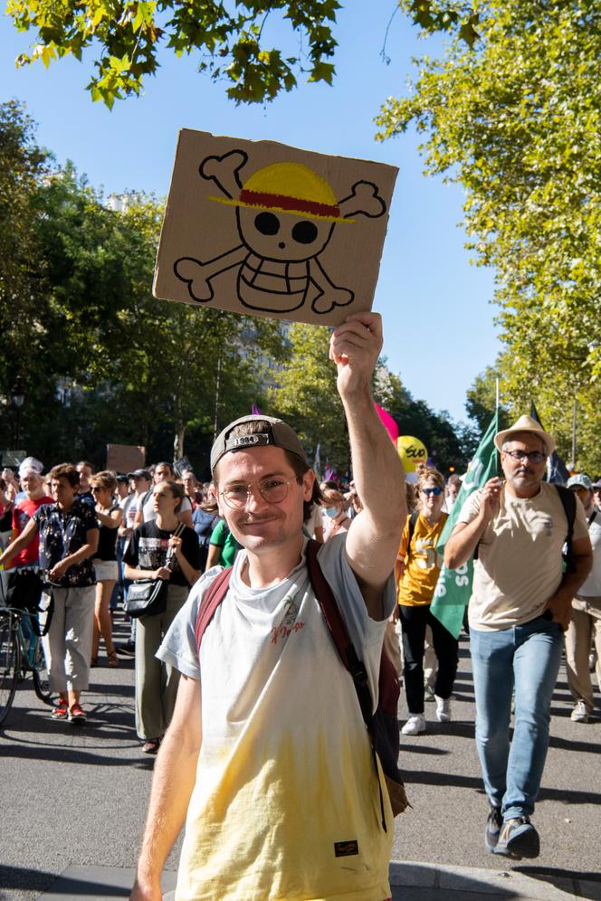 Manifestation et grève du 18 septembre 2025 à Paris. 