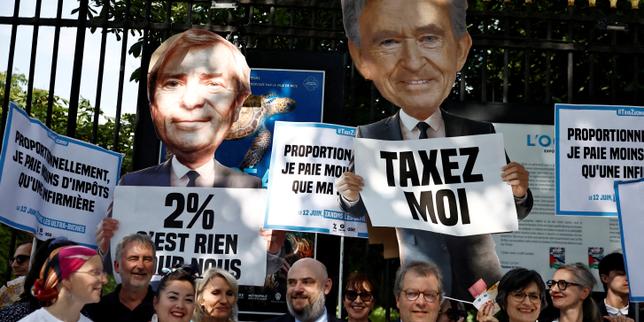 Bernard Arnault riles French left with attack on economist behind wealth tax plan