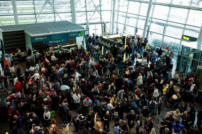 A l’aéroport de Dublin, le 20 septembre 2025. 