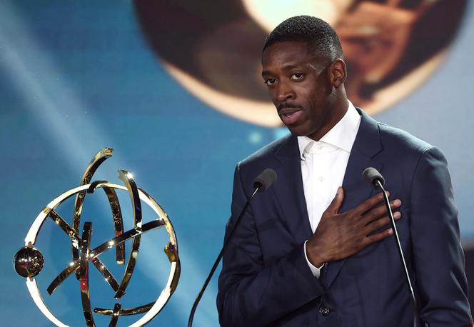 Paris Saint-Germain striker Ousmane Dembélé at the UNFP Trophies on may 11, 2025, in Paris.