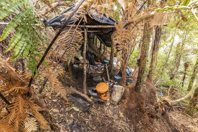 Le campement principal où vivaient Tom Phillips et ses filles Jayda et Ember ainsi que son fils Maverick, disparus depuis décembre 2021.