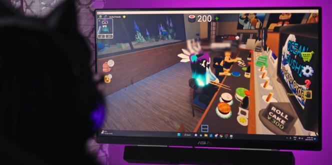 La plateforme de jeux vidéo Roblox, image extraite du documentaire « Metavers : abus virtuels, dangers réels », d’Ann Shin et Margarita Dreiling.