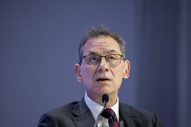 Le PDG de Pfizer, Albert Bourla, aux rencontres économiques de Davos (Suisse), le 23 janvier 2025.