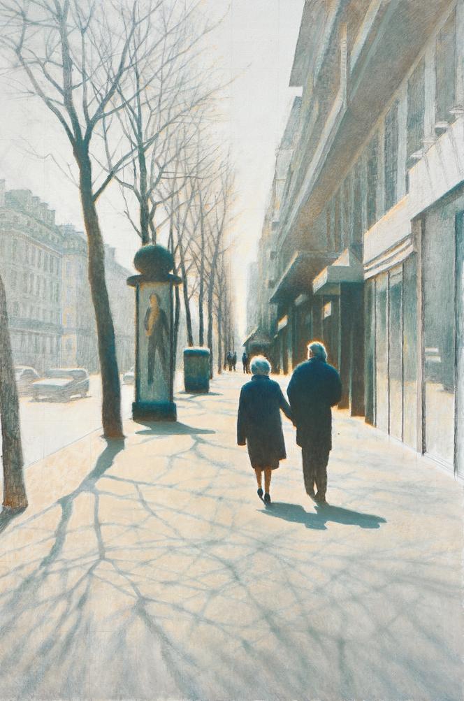 « Le Printemps, boulevard de Sébastopol » (2011), d’Erik Bulatov.