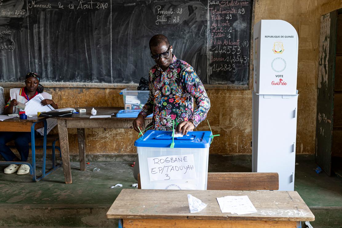 Référendum constitutionnel en Guinée : plus de 91 % de participation, selon des résultats partiels